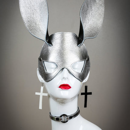 XM101P   PATENT LEATHER BUNNY MASK