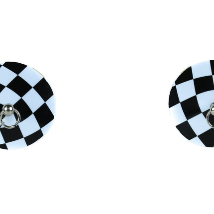 XP112CHECKERED CHECKERED PASTIES PAIR