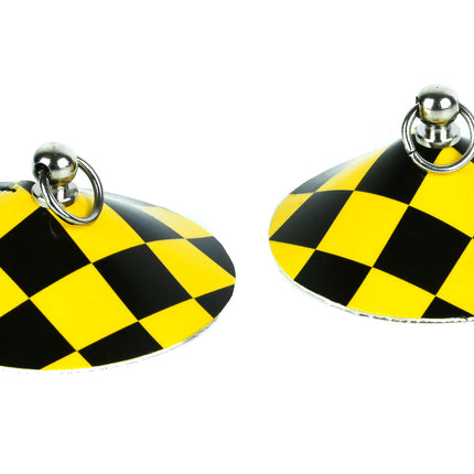 XP112CHECKERED CHECKERED PASTIES PAIR