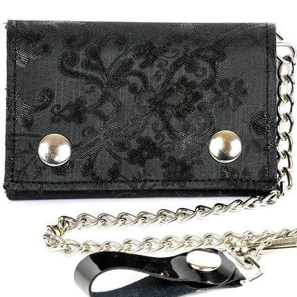 XW101BLK BROCADE WALLET