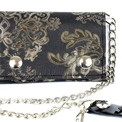 XW101BLK BROCADE WALLET