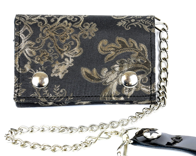 XW101BLK BROCADE WALLET