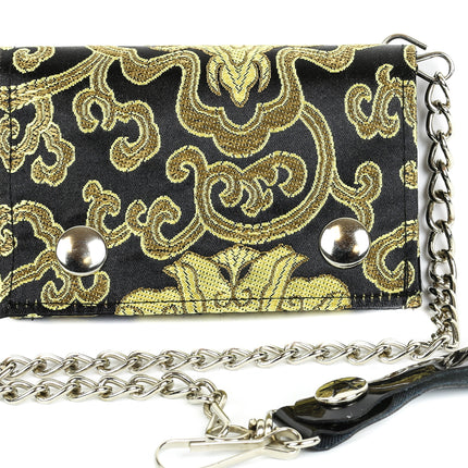 XW101BLK BROCADE WALLET