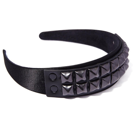 HB142-BLK  STUDDED HEADBAND